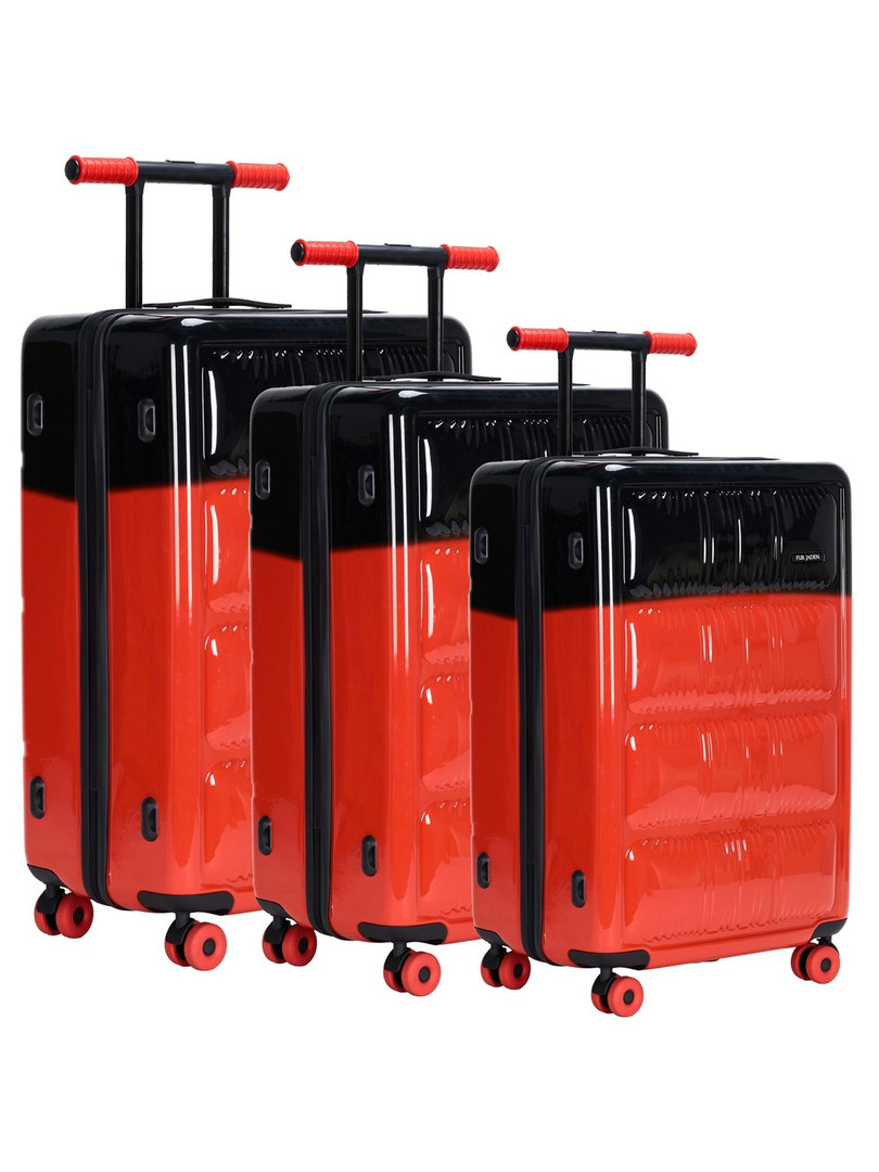 Bags & Backpacks FUR JADEN Set Of 3 The PufferPop Colourblocked Hard-Sided Trolley Bag